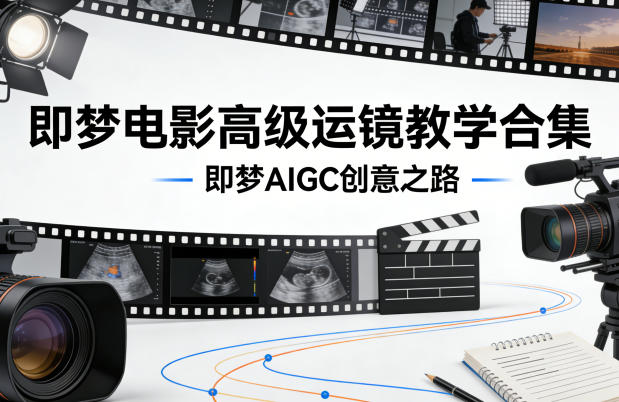 即梦电影高级运镜教学合集，即梦AIGC创意之路-御文网