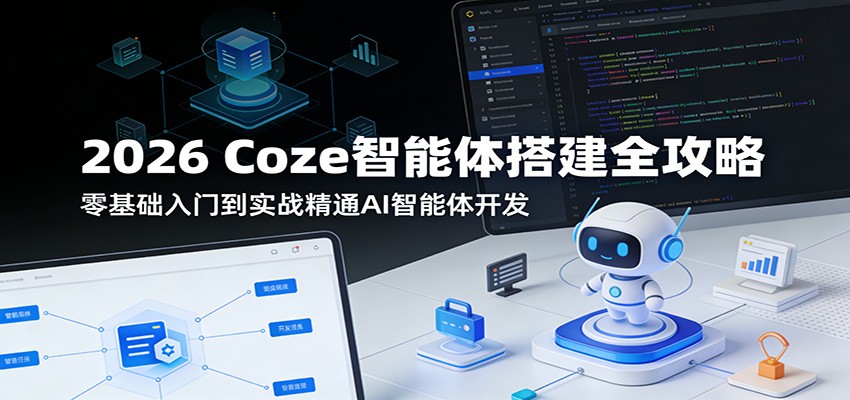 2026 Coze智能体搭建全攻略：零基础入门到实战精通AI智能体开发-御文网