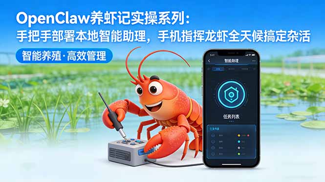 OpenClaw养虾记实操系列-更新：手把手部署本地智能助理，手机指挥龙虾全天候搞定杂活-御文网