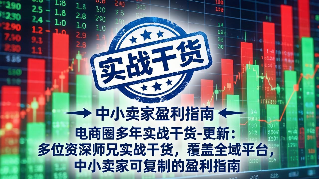 电商圈多年实战干货-更新4月：多位资深师兄实战干货，覆盖全域平台，中小卖家可复制的盈利指南-御文网