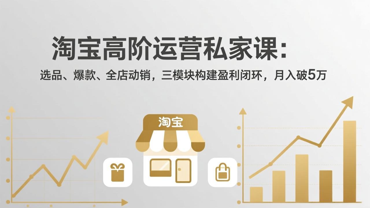 淘宝高阶运营私家课(更新26年4月-御文网