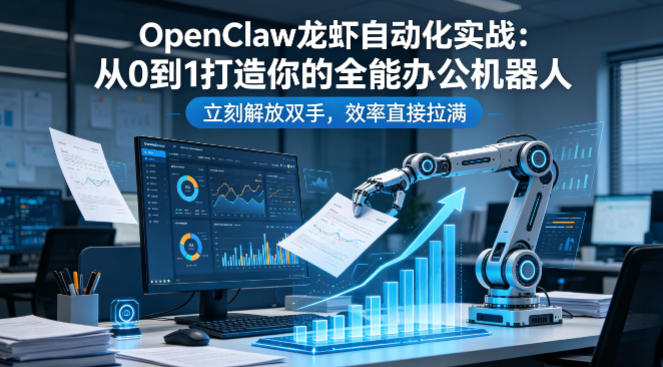 OpenClaw龙虾自动化实战：从0到1打造你的全能办公机器人，立刻解放双手，效率直接拉满-御文网