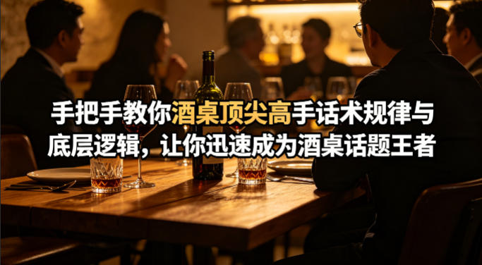 付费文章：手把手教你酒桌顶尖高手话术规律与底层逻辑，让你迅速成为酒桌话题王者(二十年全网独家经验分享)-御文网