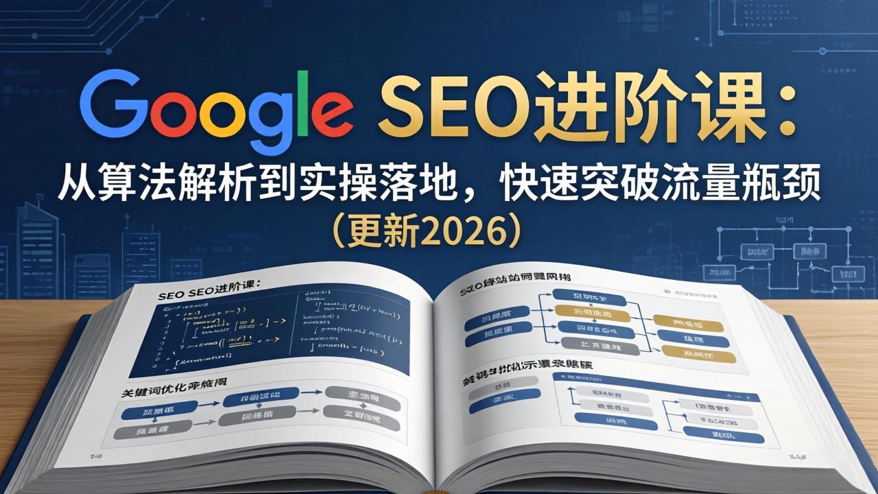 Google SEO进阶课：从算法解析到实操落地，快速突破流量瓶颈(更新2026-御文网