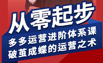 海神·拼多多运营进阶系统课(更新2026)-御文网