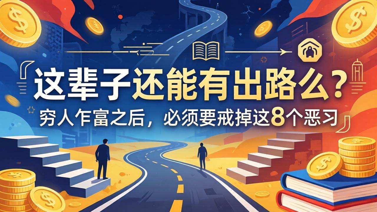关于人生两篇付费文章【这辈子还能有出路么？】【穷人乍富之后，必须要戒掉这8个恶习】-御文网