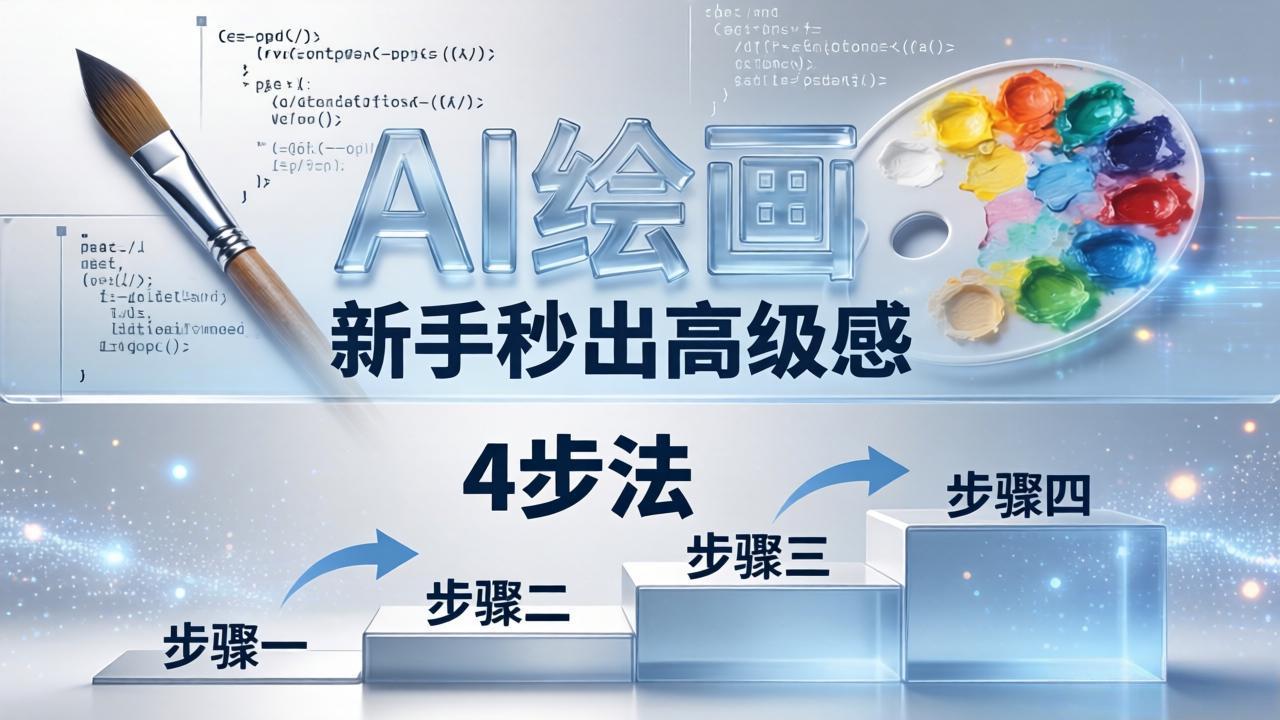 AI绘画入门别再硬磕了！即梦4步法：万能提示词公式+BRTR框架，新手秒出高级感-御文网