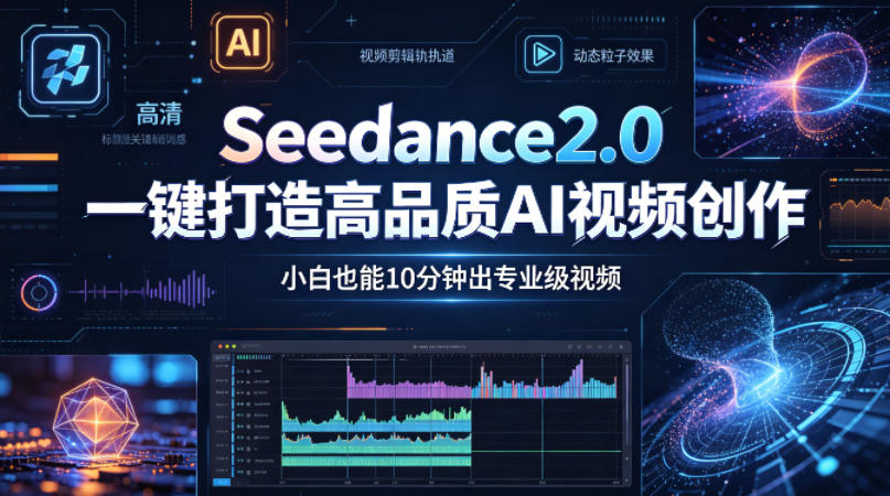Seedance2.0一键打造高品质AI视频创作，小白也能10分钟出专业级视频-大伟资源网