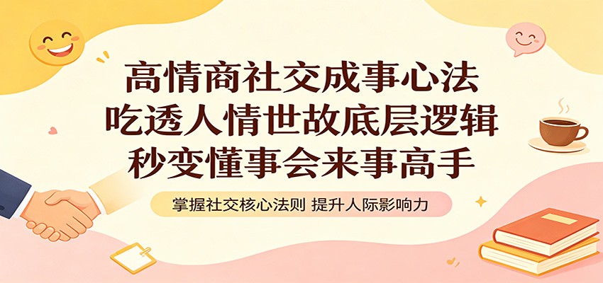 高情商社交成事心法:吃透人情世故底层逻辑,秒变懂事会来事高手-御文网