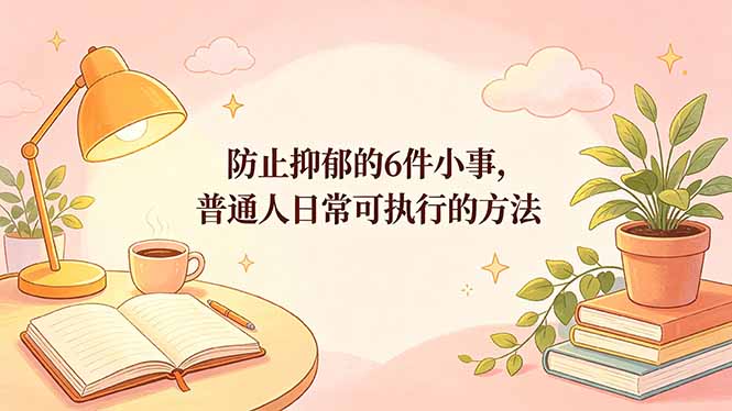 付费文章:防止抑郁的6件小事,普通人日常可执行的方法-御文网