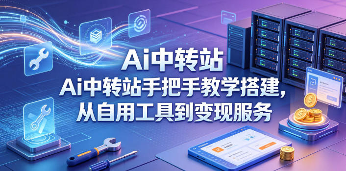 Ai中转站手把手教学搭建,从自用工具到变现服务-御文网