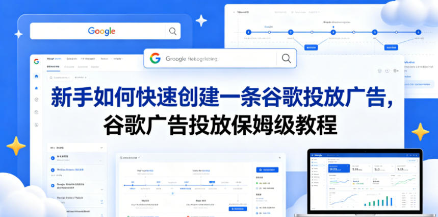 新手如何快速创建一条谷歌投放广告，谷歌广告投放保姆级教程-御文网
