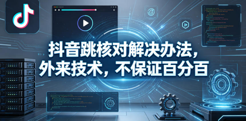 抖音跳核对解决办法，外来技术，不保证百分百-御文网