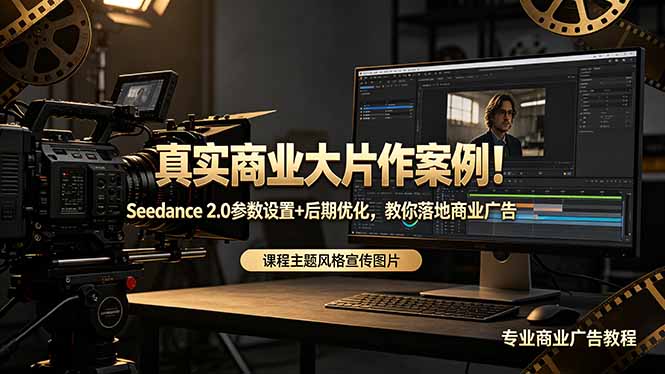 真实商业大片作案例！Seedance 2.0参数设置+后期优化，教你落地商业广告-御文网