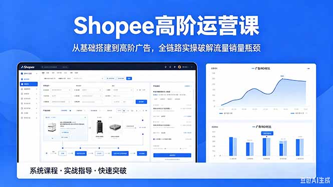 Shopee高阶运营课-2026年5月更新,从基础搭建到高阶广告,全链路实操破解流量销量瓶颈-御文网