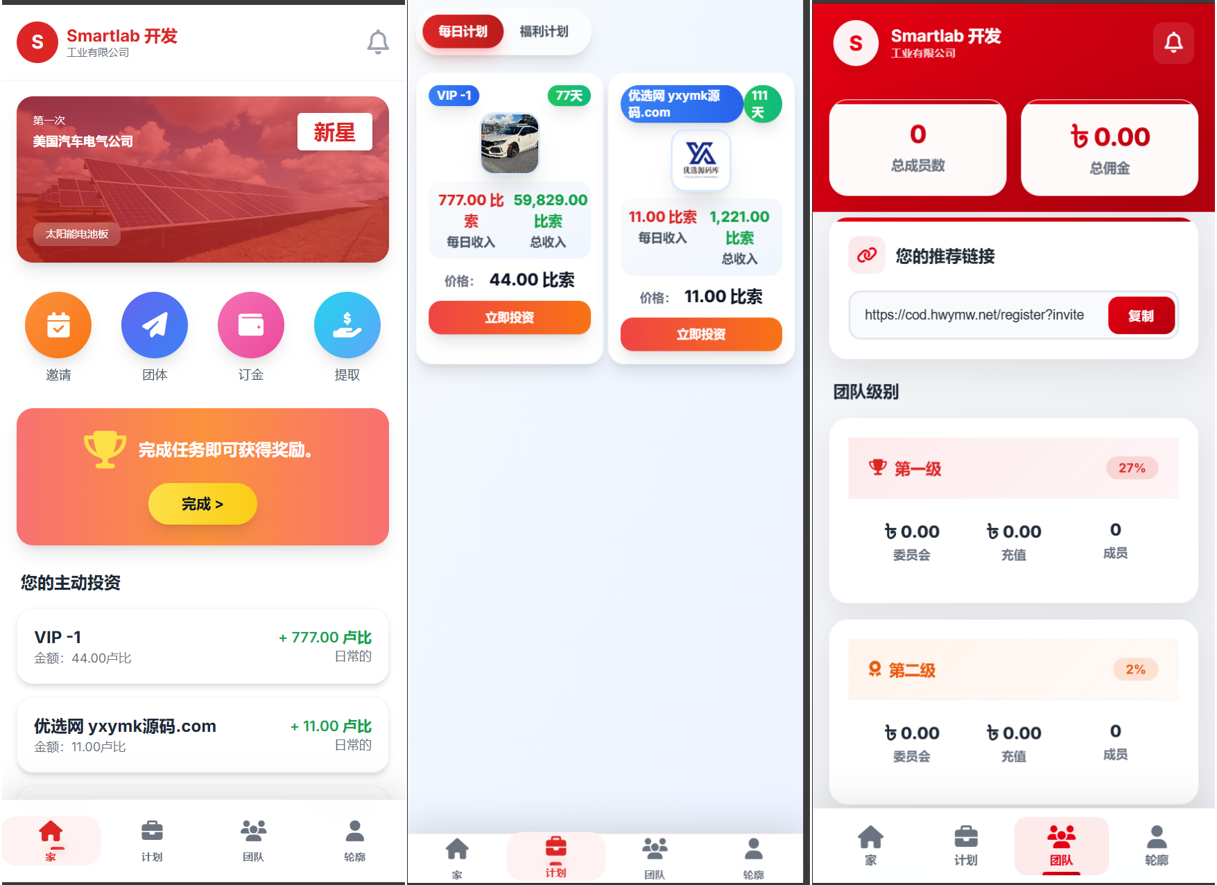 海外汽车电气投资理财源码/三级分销/可自定义产品-御文网
