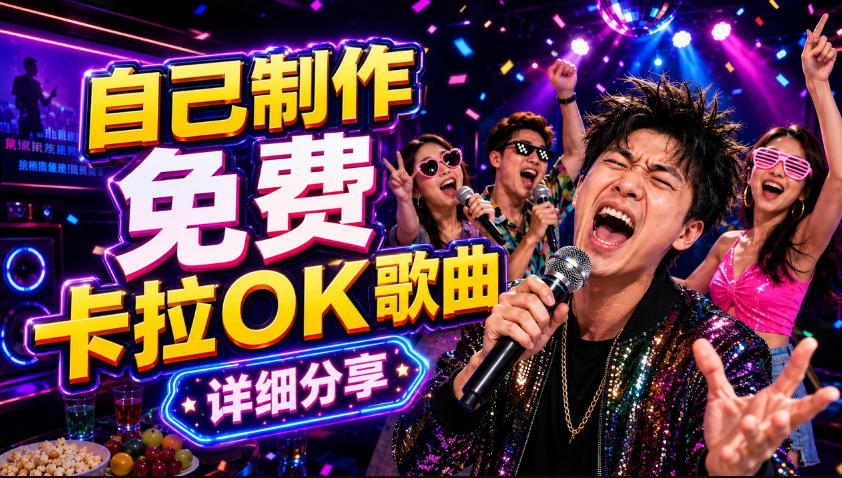 零基础AI制作免费卡拉OK视频教程，从歌曲生成、音轨分离到字幕制作、视频导出，手把手教学-御文网