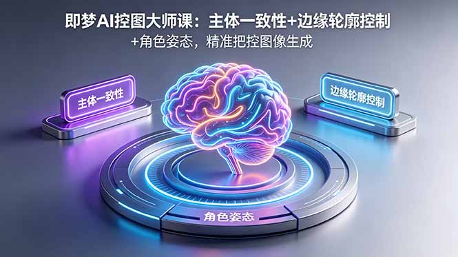 即梦AI控图大师课:主体一致性+边缘轮廓控制+角色姿态,精准把控图像生成-御文网