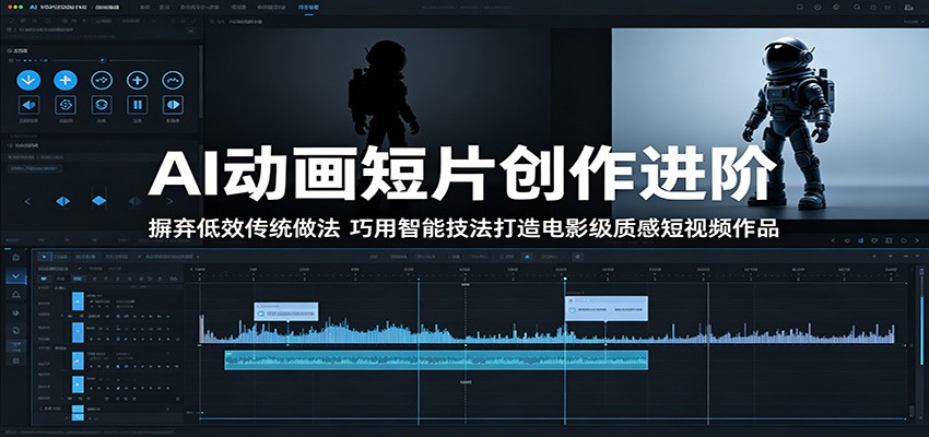 AI动画短片创作进阶：摒弃低效传统做法，巧用智能技法打造电影级质感短视频作品-御文网