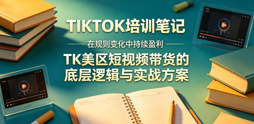 视界跨境TIKTOK4月17培训笔记,在规则变化中持续盈利,TK美区短视频带货的底层逻辑与实战方案【文档】-御文网