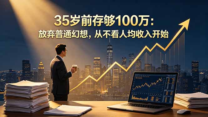 35岁前存够100万：放弃普通幻想，从不看人均收入开始-御文网