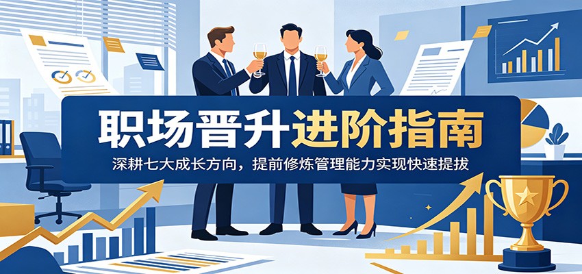 职场晋升进阶指南:深耕七大成长方向,提前修炼管理能力实现快速提拔-御文网