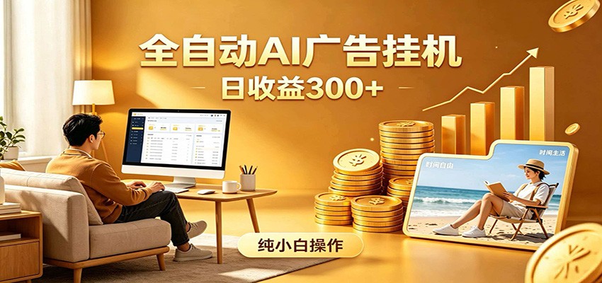 AI风口项目，全程解放双手，后台自动运行赚取收益，每天稳定收益300+-御文网
