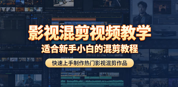 影视混剪视频教学，适合新手小白的混剪教程，快速上手制作热门影视混剪作品-御文网