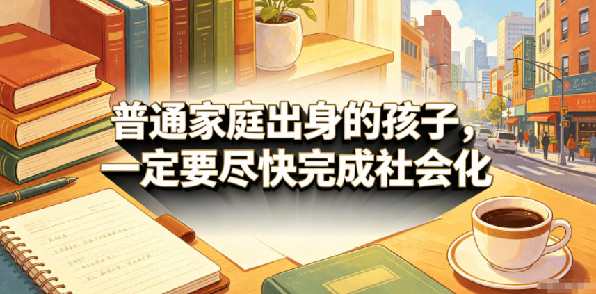 付费文章：普通家庭出身的孩子，一定要尽快完成社会化-御文网