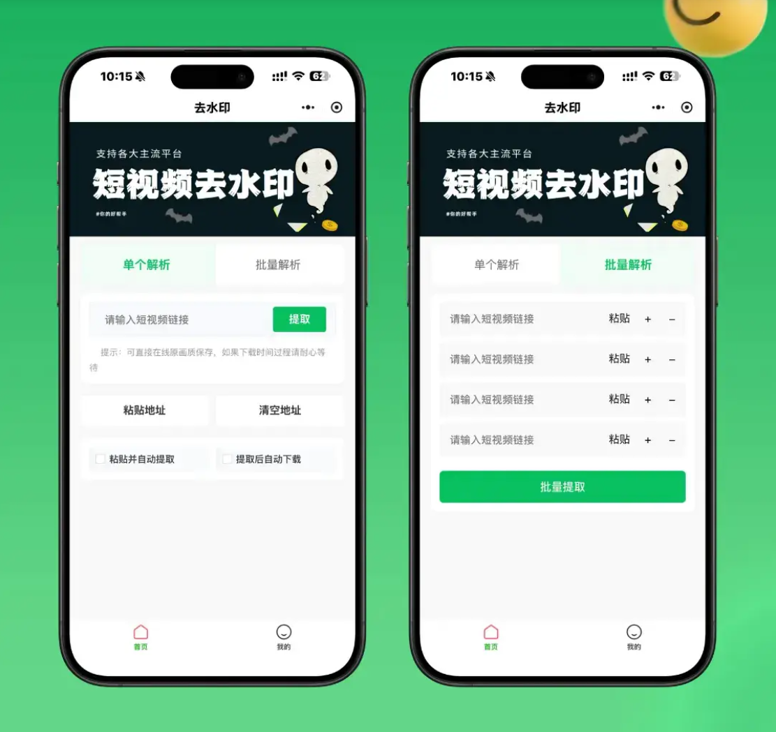 2026最新去水印小程序源码 v1.6.5 带流量主-御文网