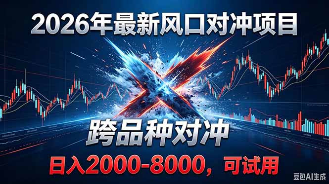 2026创业新风口！最新对冲！跨品种对冲！日收益2000-6000+-御文网