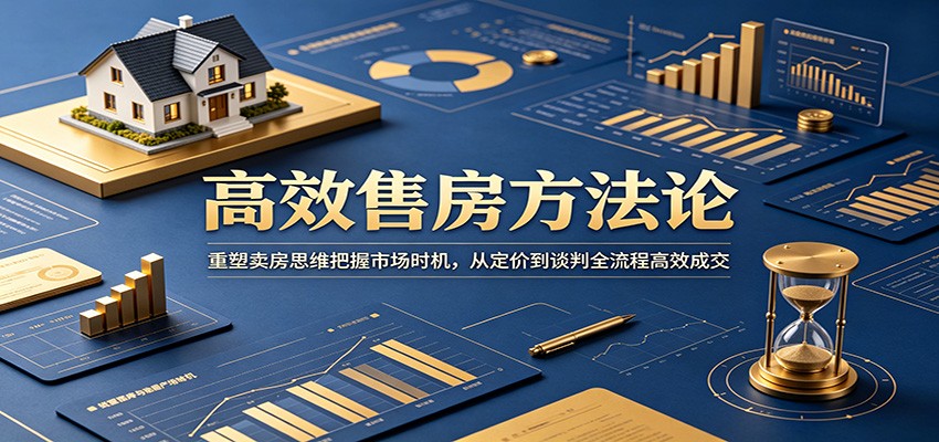 高效售房方法论:重塑卖房思维把握市场时机,从定价到谈判全流程高效成交-御文网