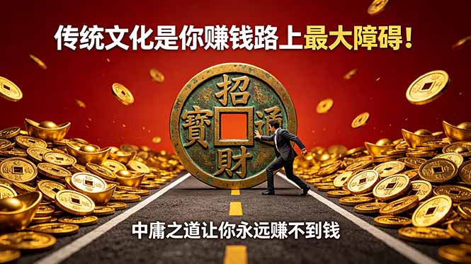 付费文章：传统文化是你赚钱路上最大障碍！中庸之道让你永远赚不到钱-御文网