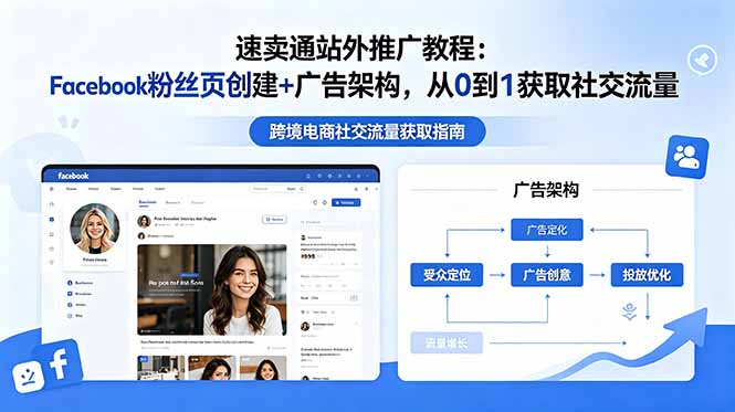 速卖通站外推广教程:Facebook粉丝页创建+广告架构,从0到1获取社交流量-御文网