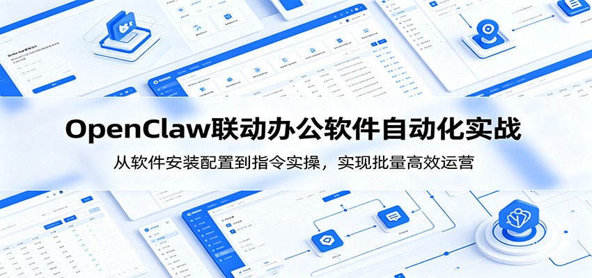 OpenClaw自动化实操课：从软件安装配置到指令实操，实现批量高效运营-御文网