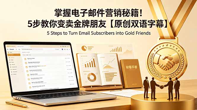掌握电子邮件营销秘籍!5步教你变卖金牌朋友【原创双语字幕】-御文网