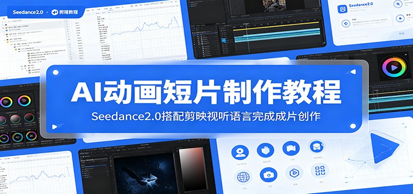 AI动画短片制作教程:Seedance2.0搭配剪映视听语言完成成片创作-御文网