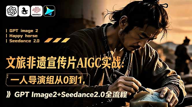文旅非遗宣传片AIGC实战:一人导演组从0到1,GPT Image2+Seedance2.0全流程-御文网