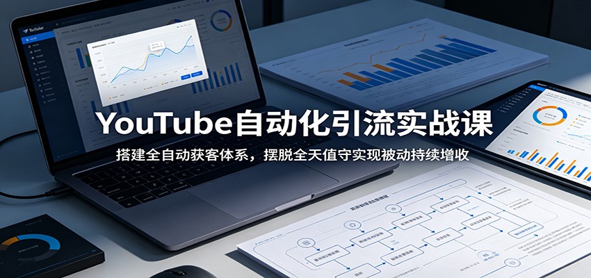 YouTube自动化引流实战课：搭建全自动获客体系，摆脱全天值守实现被动持续增收-御文网