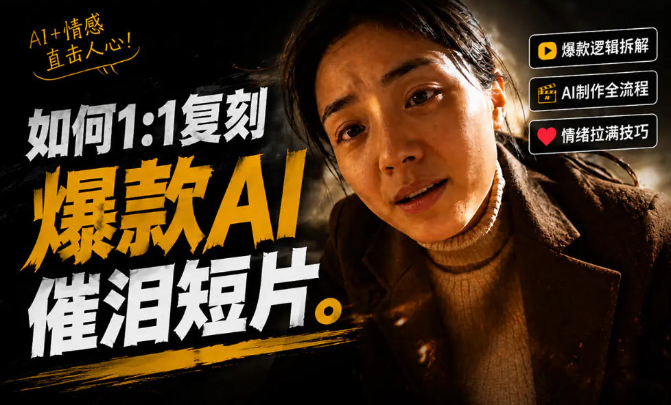 豆包+Gemini生成真人AI短剧-拆解复刻百万爆款第一人称短片，一站式讲透爆款复刻全流程-御文网