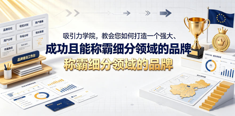 吸引力学院，教会您如何打造一个强大、成功且能称霸细分领域的品牌！【原创双语字幕】-御文网
