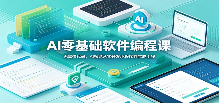 AI零基础软件编程课：无需懂代码，AI赋能从零开发小程序并完成上线-御文网