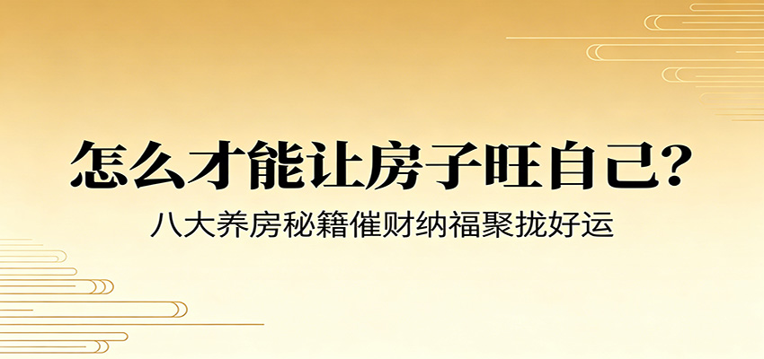 付费文章《怎么才能让房子旺自己？》八大养房秘籍催财纳福聚拢好运-御文网
