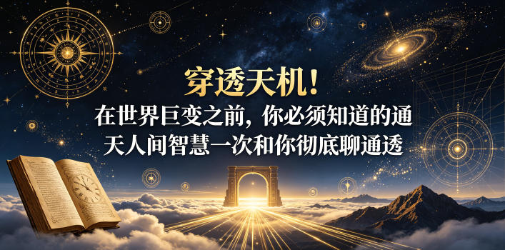 付费文章：穿透天机！在世界巨变之前，你必须知道的通天人间智慧一次和你彻底聊通透-御文网