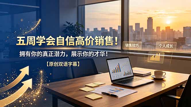 五周学会自信高价销售！拥有你的真正潜力，展示你的才华！【原创双语字幕】-御文网