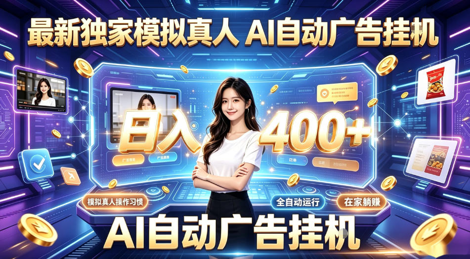 最新独家模拟真人，AI自动挂号挂G，日入400+，全程全自动运行，无需人工【揭秘】-御文网