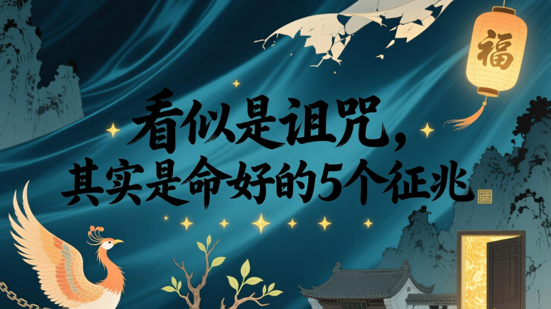 付费文章：看似是诅咒，其实是命好的5个征兆-御文网