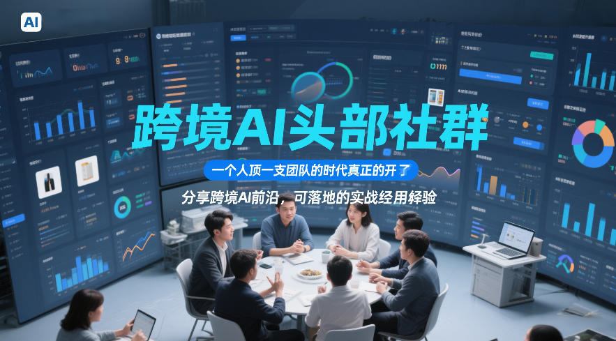跨境AI头部社群，一个人顶一支团队的时代真正的开始了，分享跨境AI前沿，可落地的实战经验(更新6月29日)-御文网