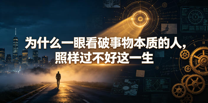 付费文章：为什么一眼看破事物本质的人，照样过不好这一生-御文网