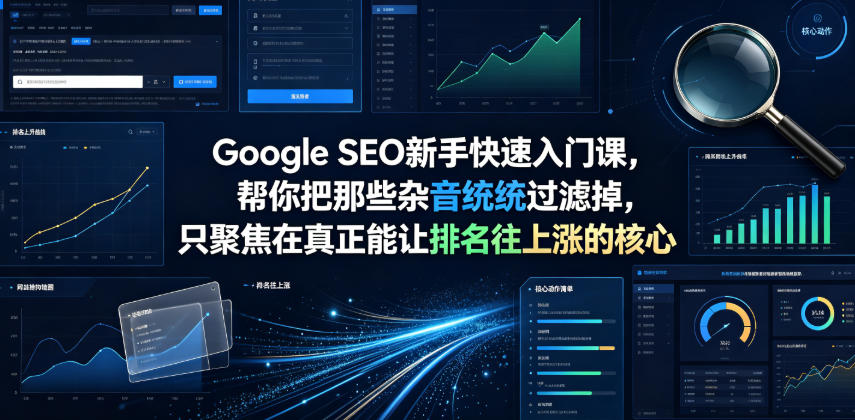 Google SEO新手快速入门课，帮你把那些杂音统统过滤掉，只聚焦在真正能让排名往上涨的核心动作【原创双语字幕】-御文网